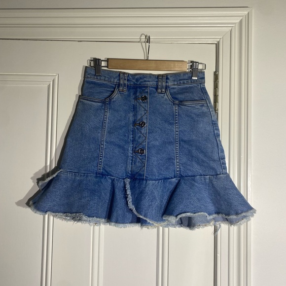 Aje Dresses & Skirts - And denim skirt size 8